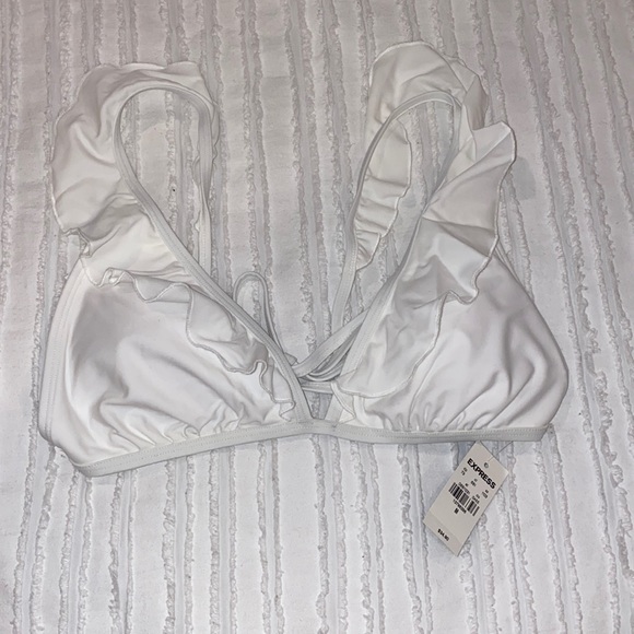 Express Other - NWT Express Ruffle Bikini Top